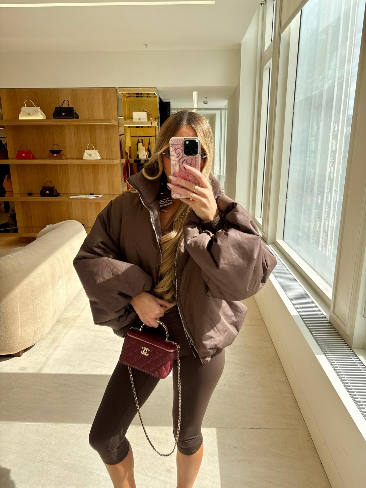 Bronte Puff Jacket - Brown