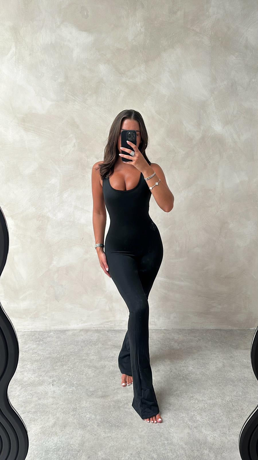 Sculpt unitard - black