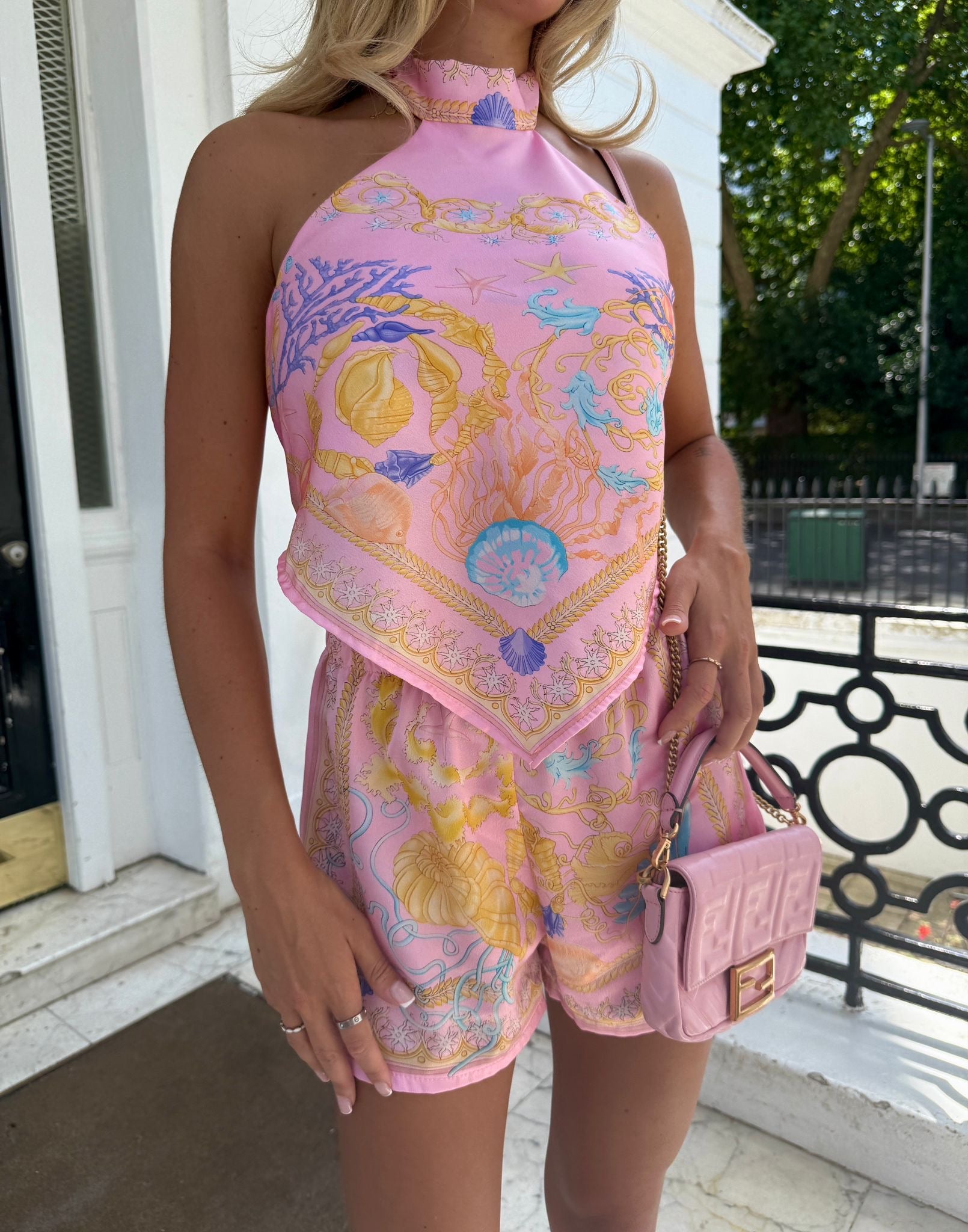Vivi Silk Shell Co-Ord - Pink
