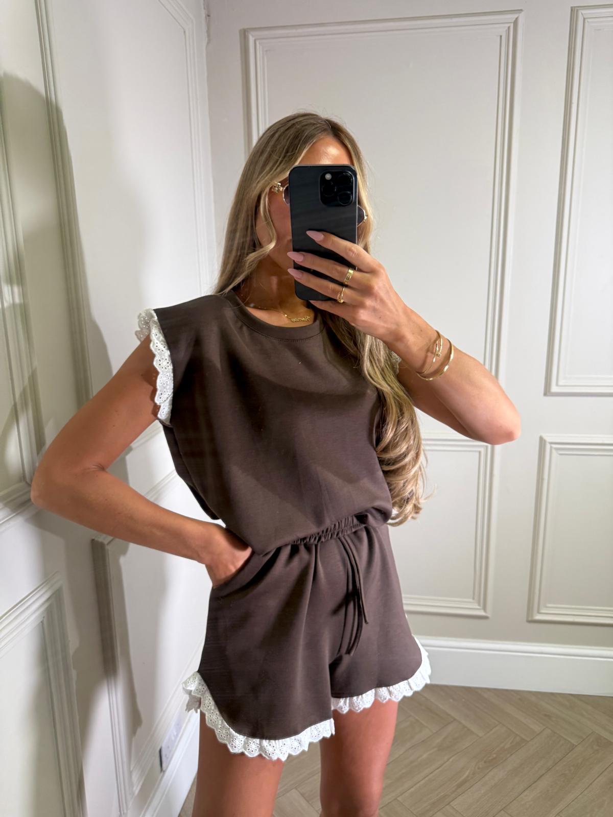 Evie two piece - brown