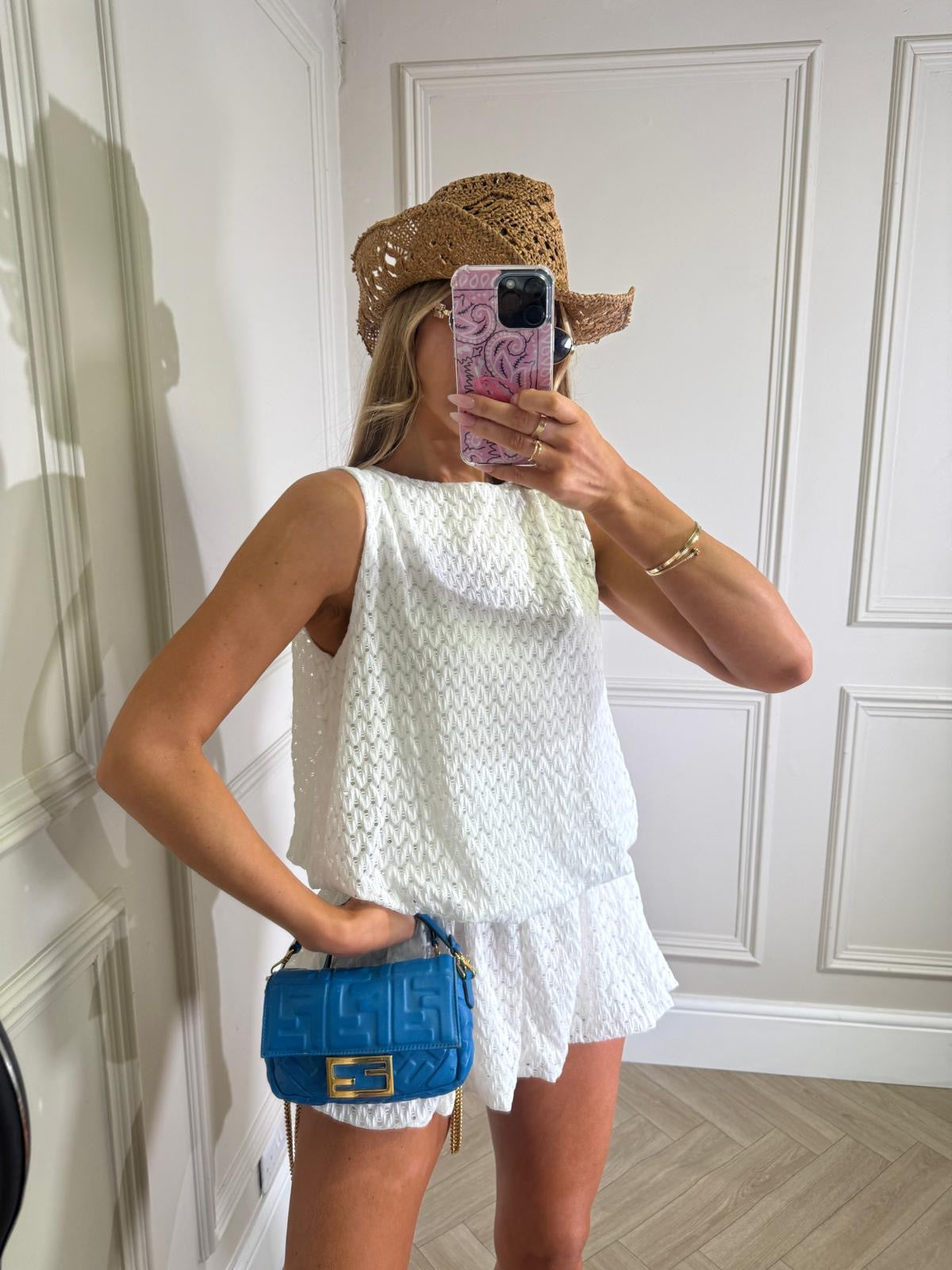 Thea co-ord - white