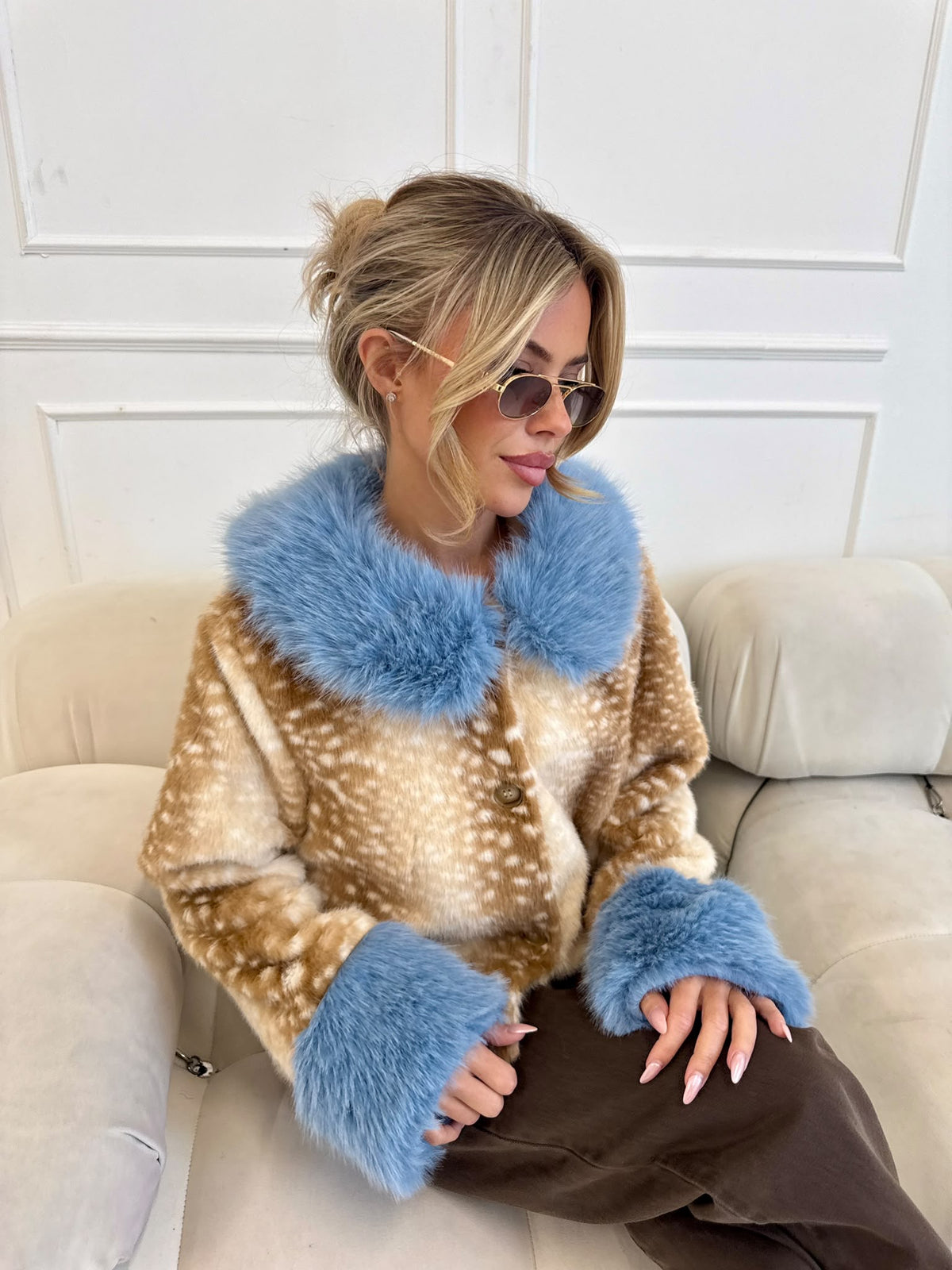 Bambi Jacket - Blue Fur