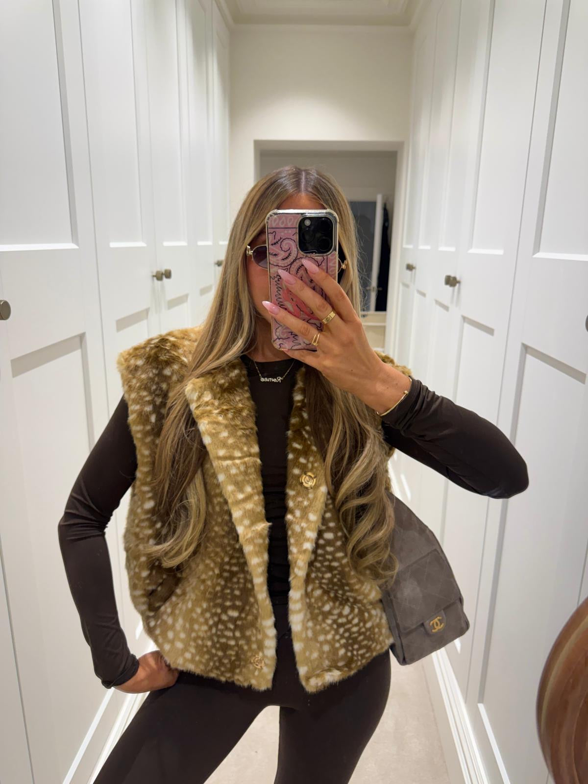 Bambini gilet - beige