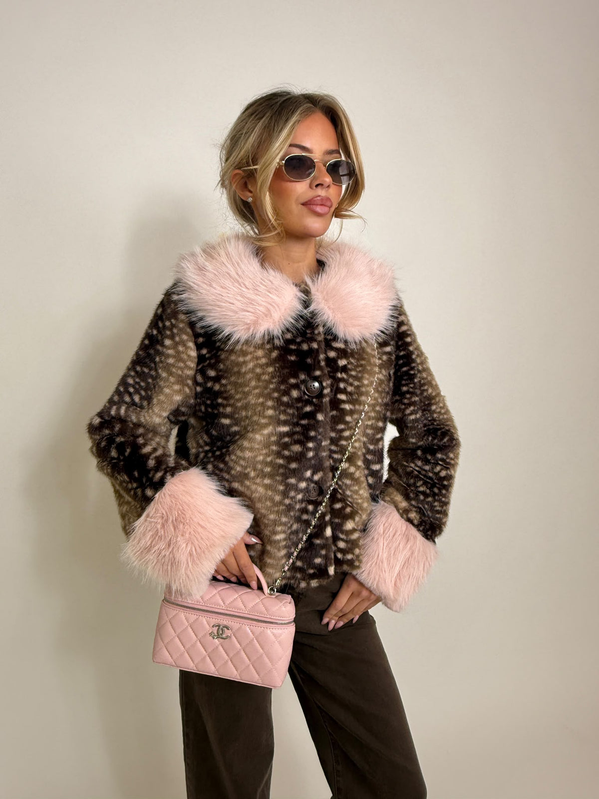 Bambi Jacket - Pink Fur