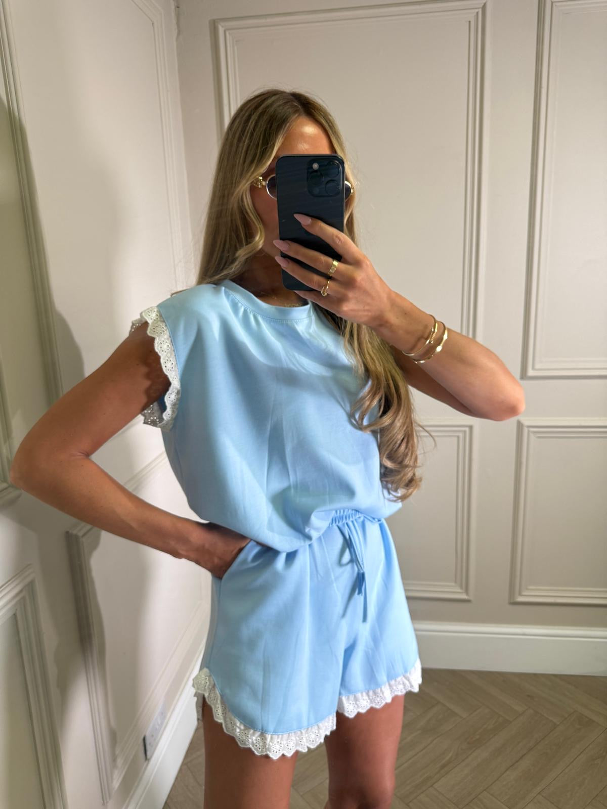 Evie two piece - blue