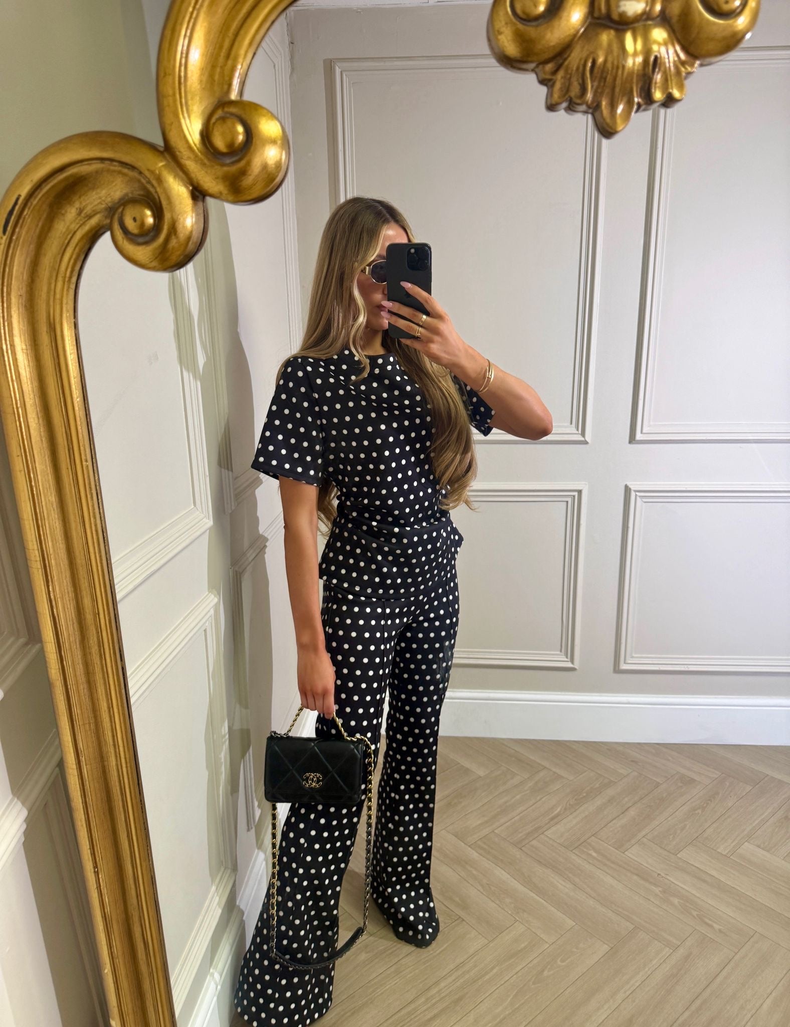 Dottie trouser set - black