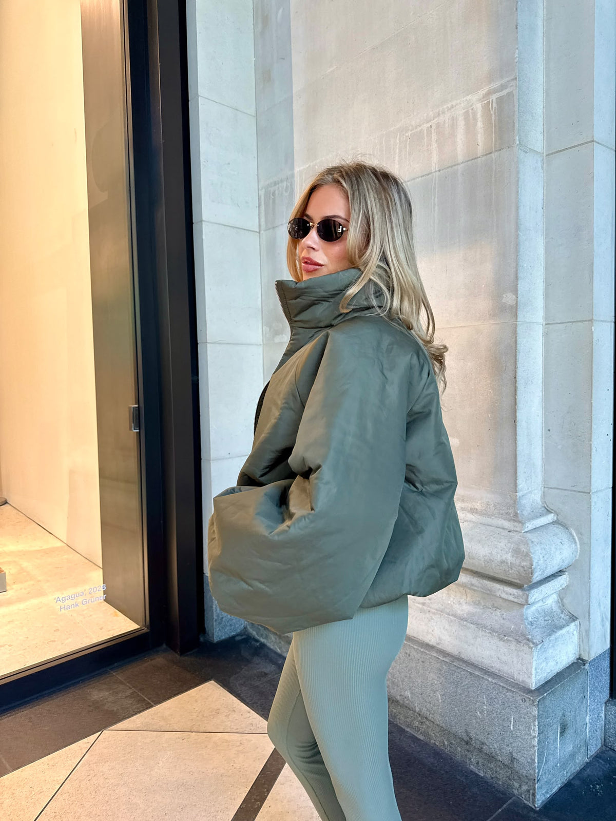 Bronte Puff Jacket - khaki