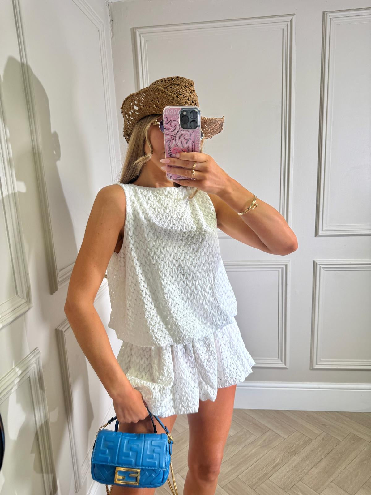 Thea co-ord - white