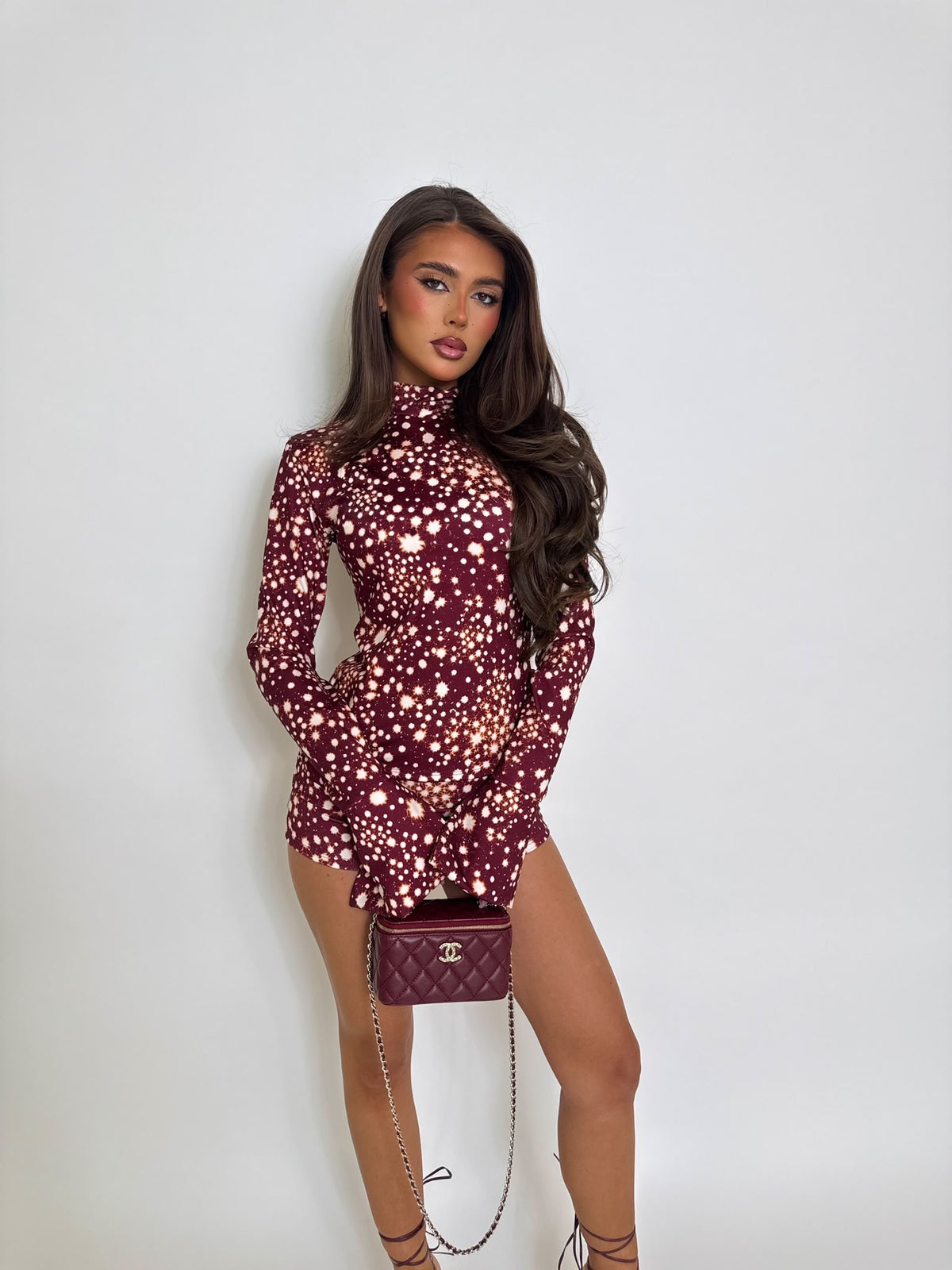 Bebe two piece set - wine