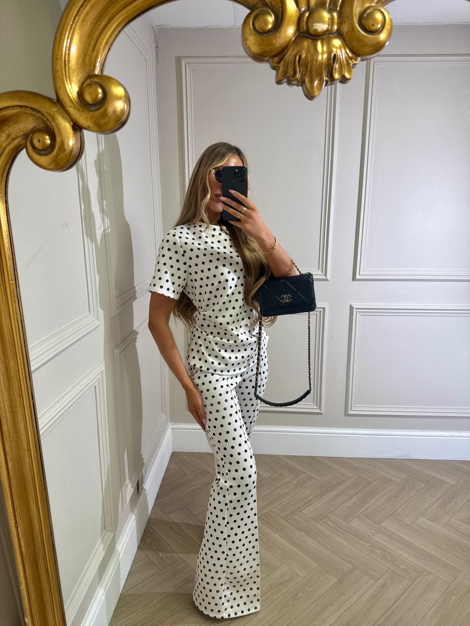 Dottie trouser set - white