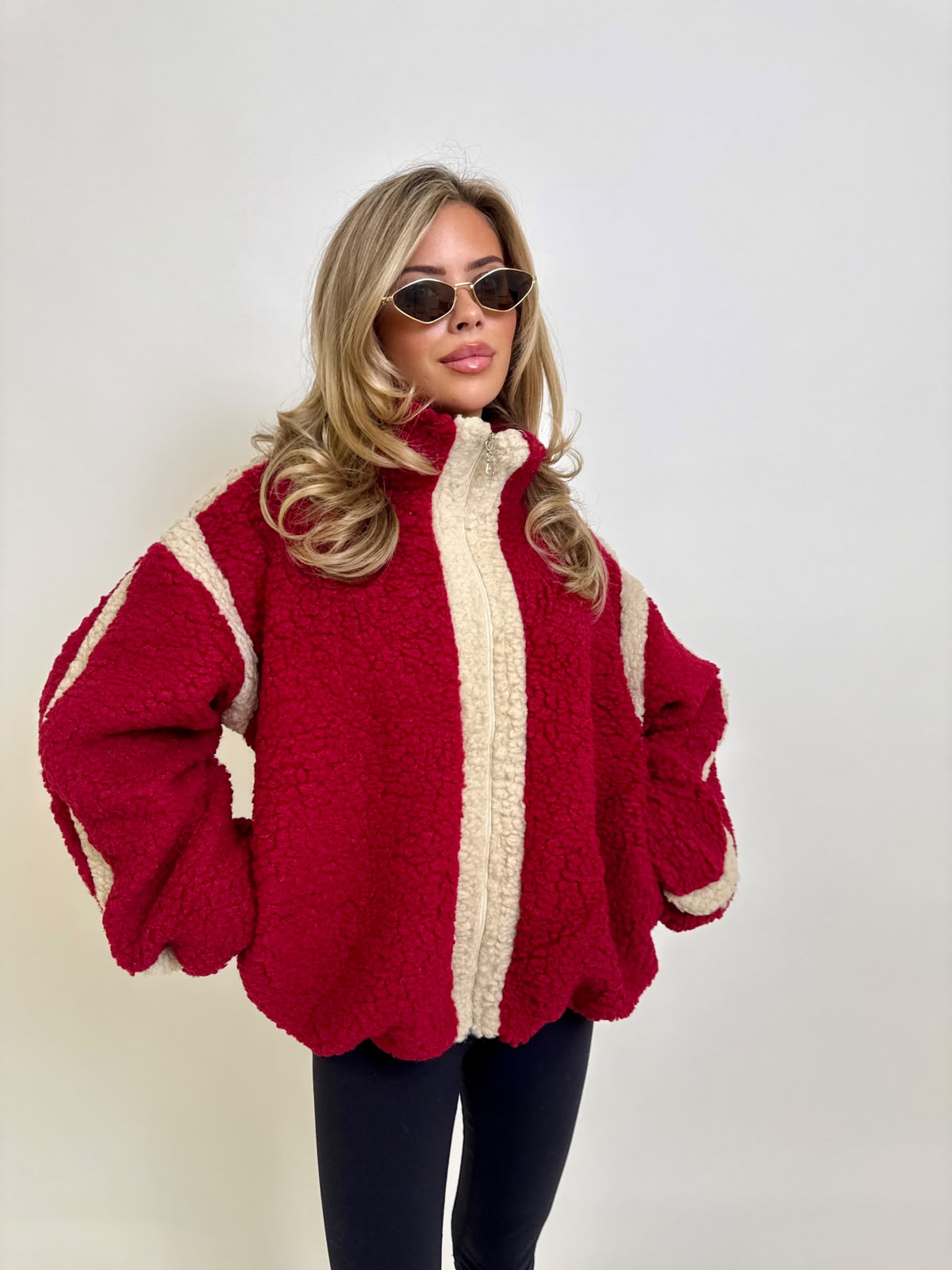 Teddy Jacket - red