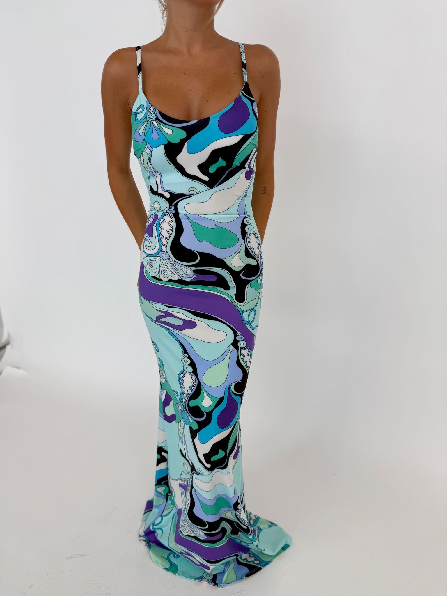 Primrose Maxi Dress - Blue