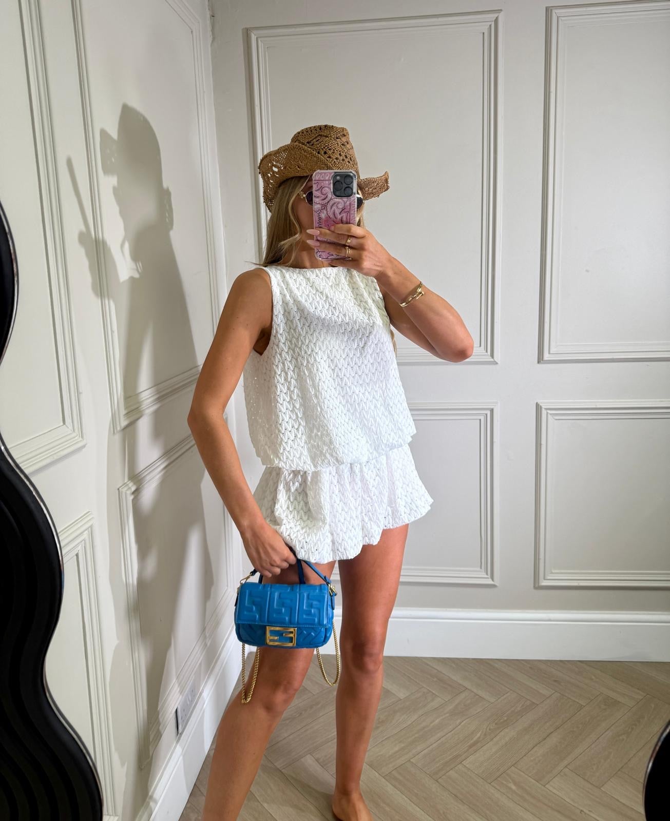 Thea co-ord - white