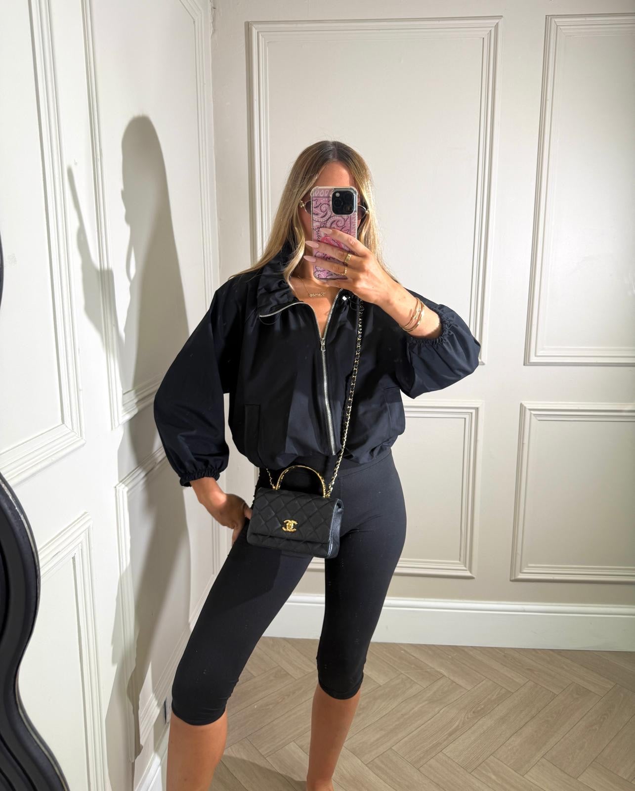 Light weight jacket - black