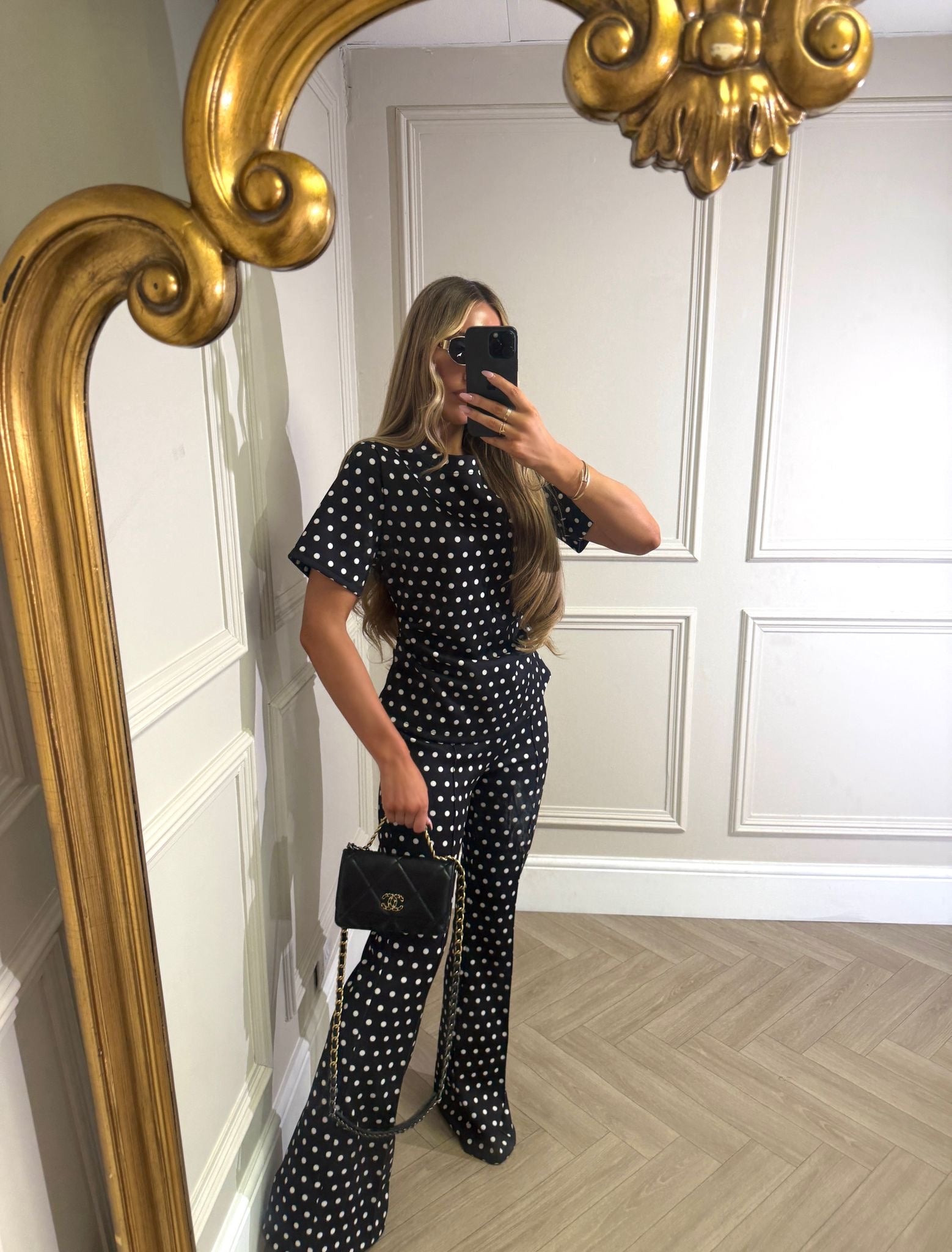 Dottie trouser set - black