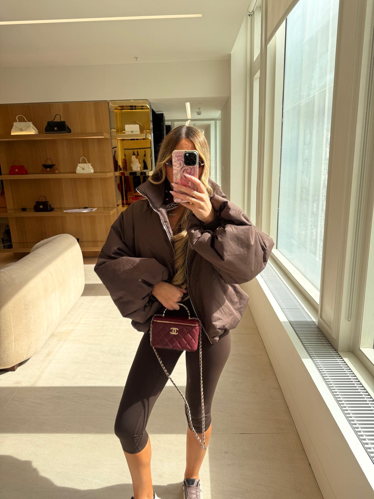 Bronte Puff Jacket - Brown