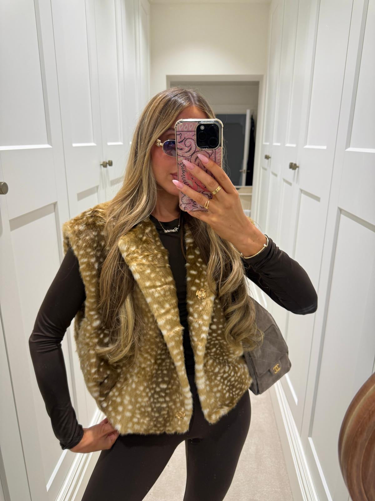 Bambini gilet - beige