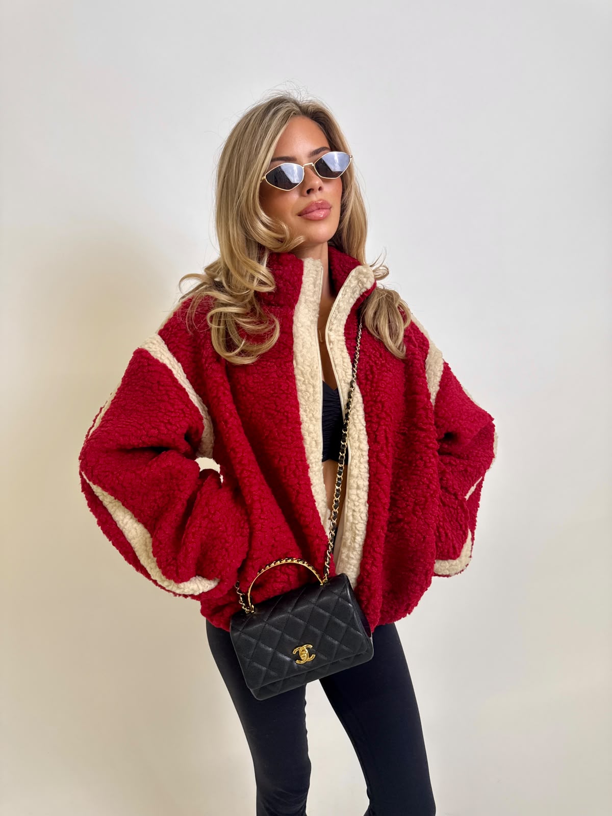 Teddy Jacket - red