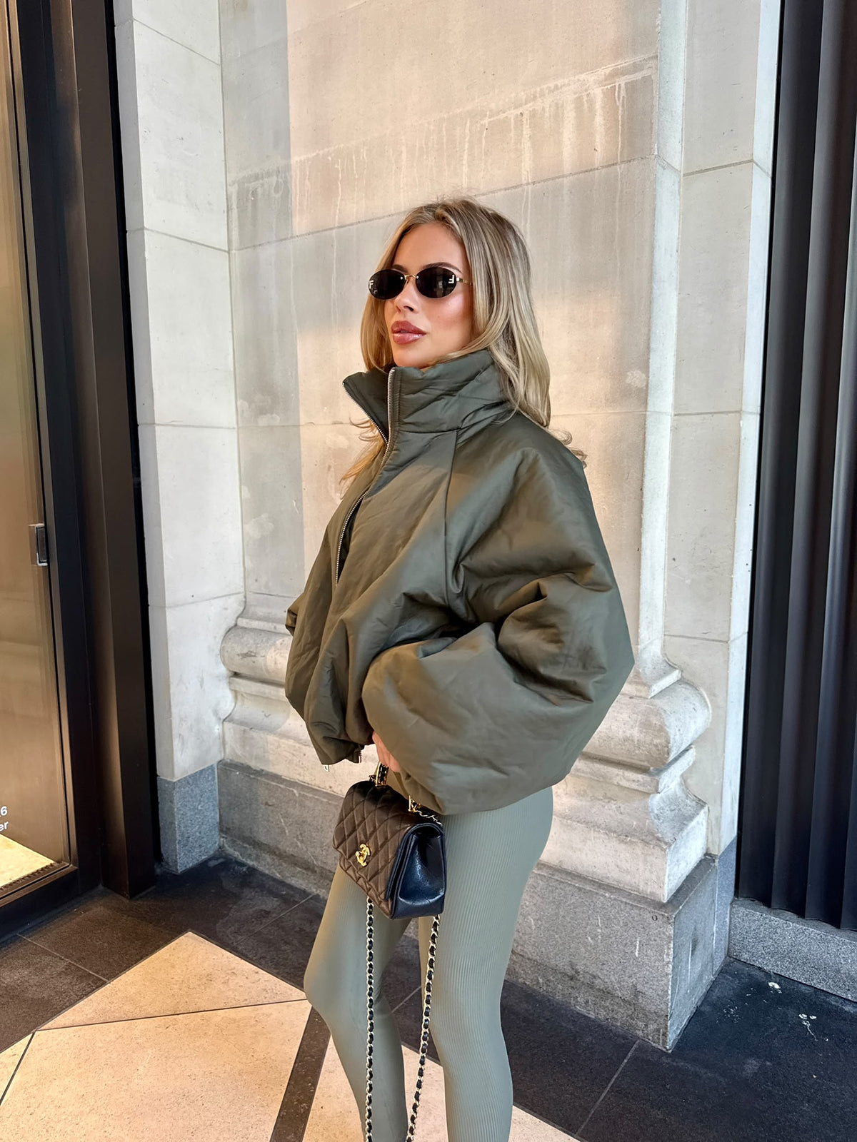 Bronte Puff Jacket - khaki