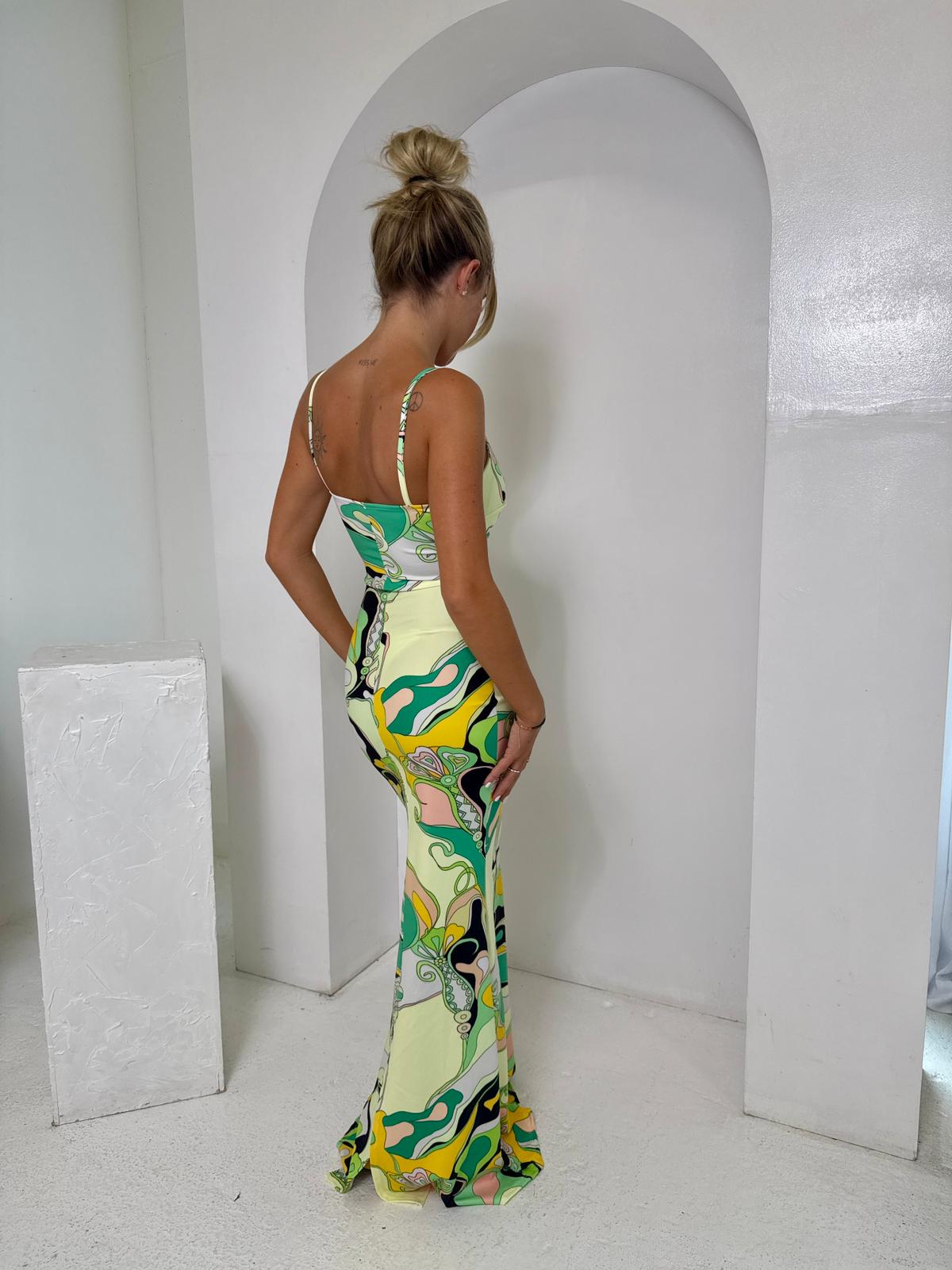 Primrose Maxi Dress - Green