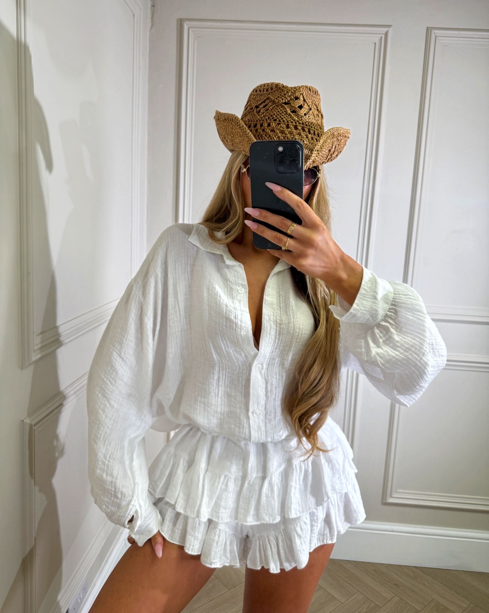 Phoebe co-ord - white
