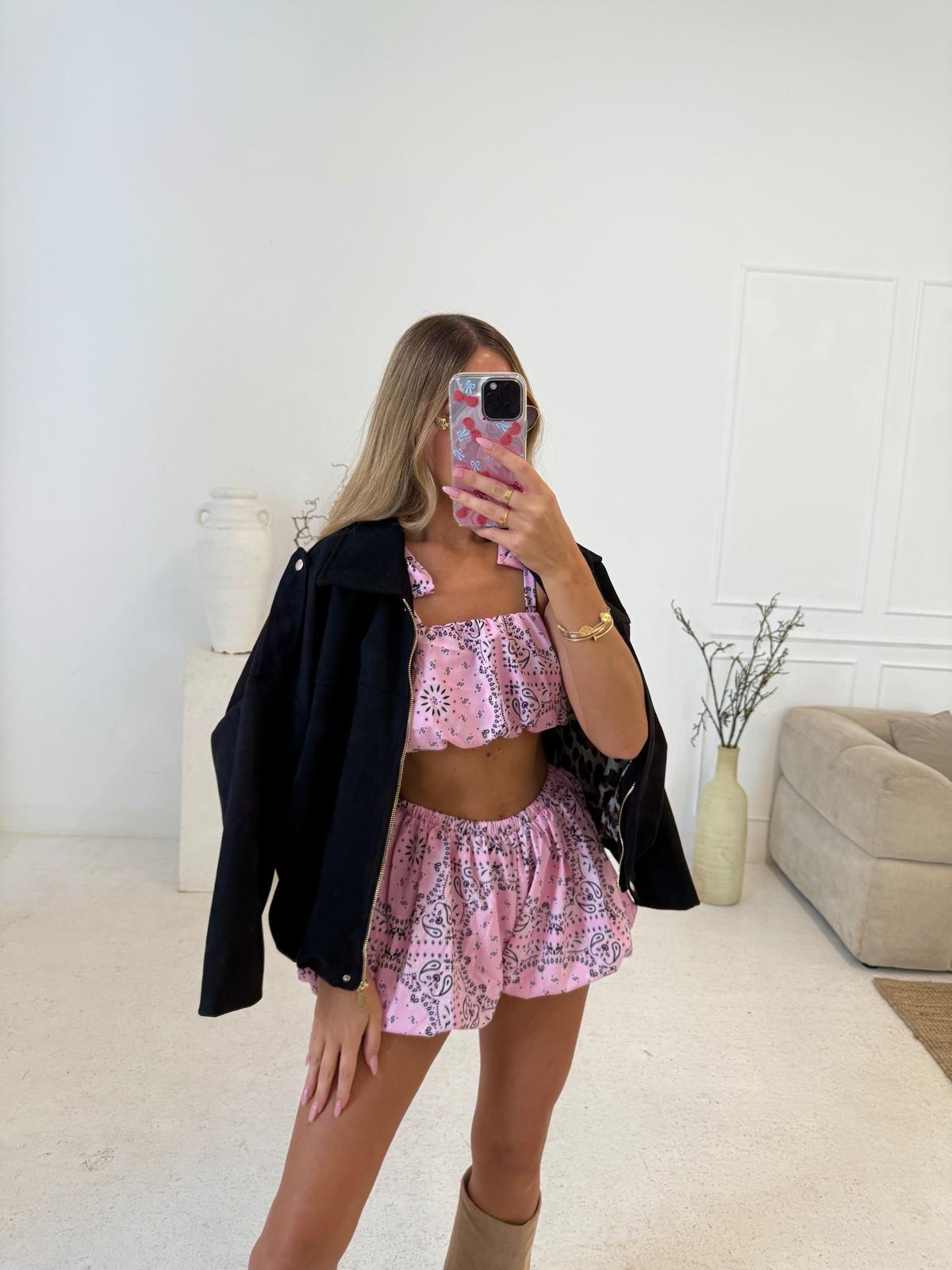 Exclusive Stylehub Bandana Tie Set - pink