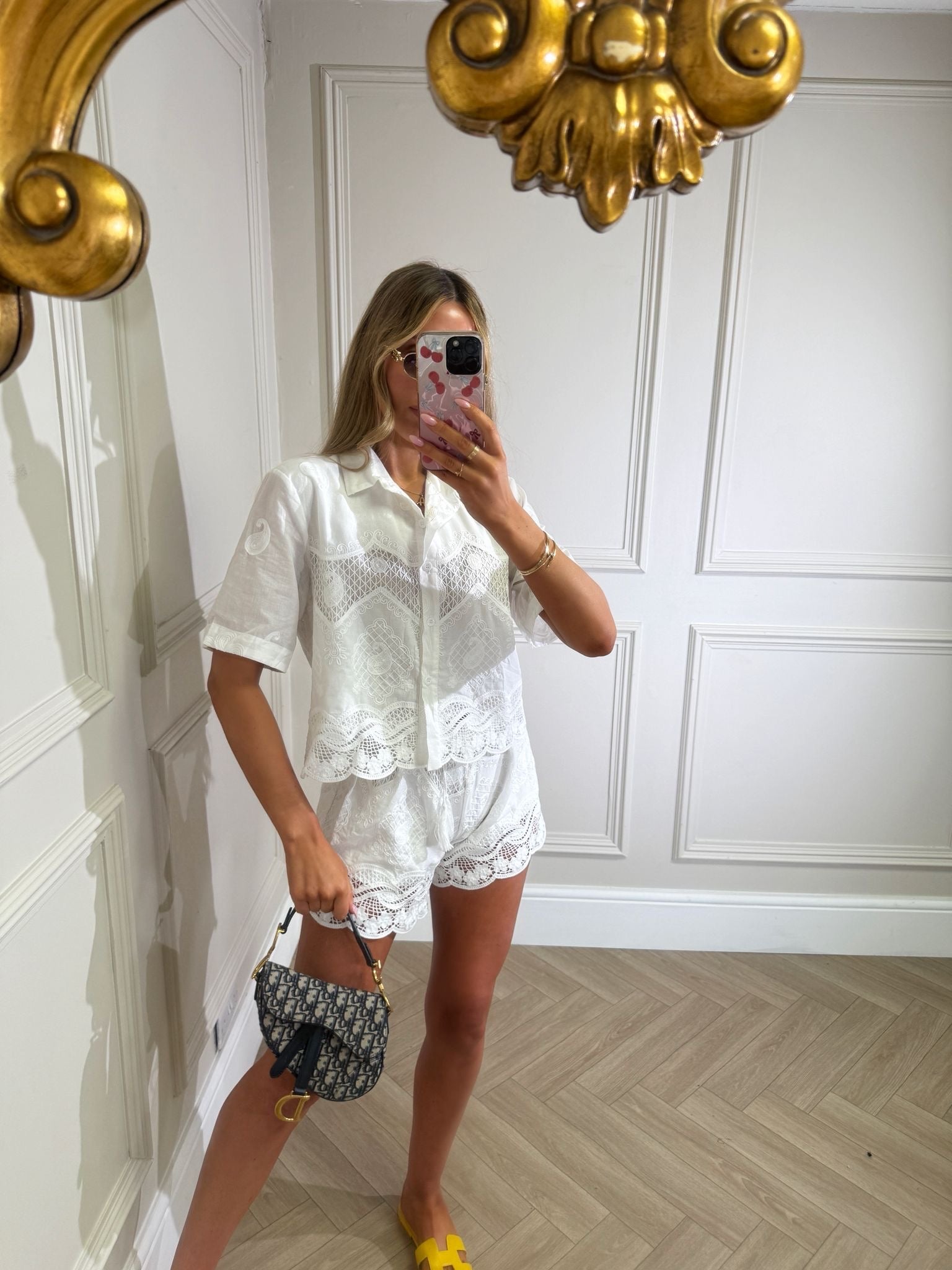 Nova two piece co-ord - white