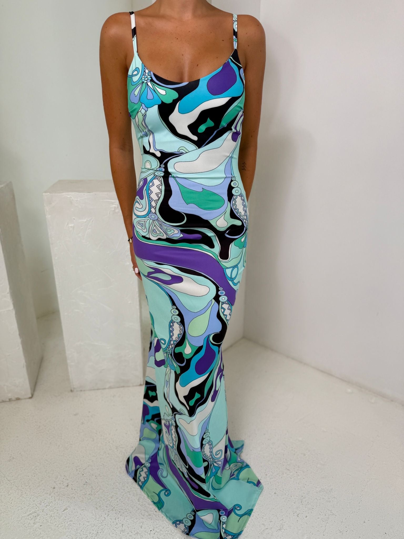 Primrose Maxi Dress - Blue