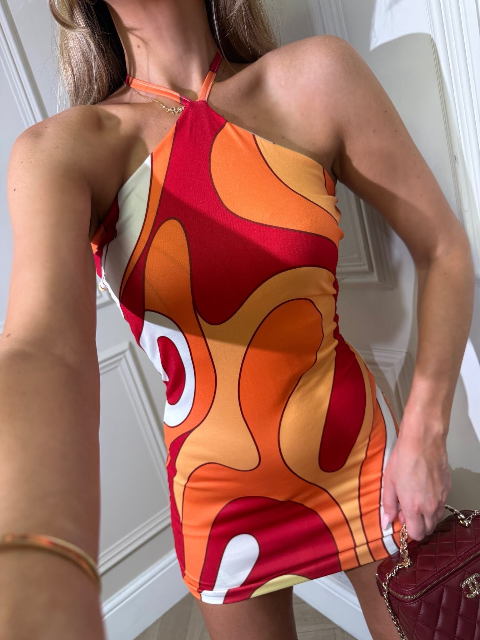 Pooch dress - orange
