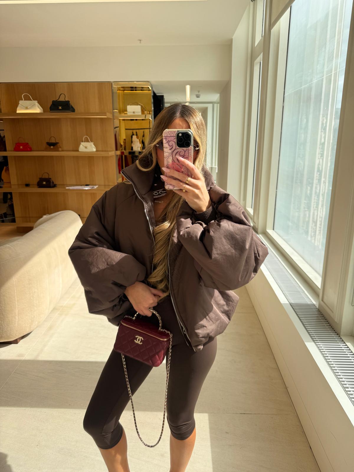 Bronte Puff Jacket - Brown