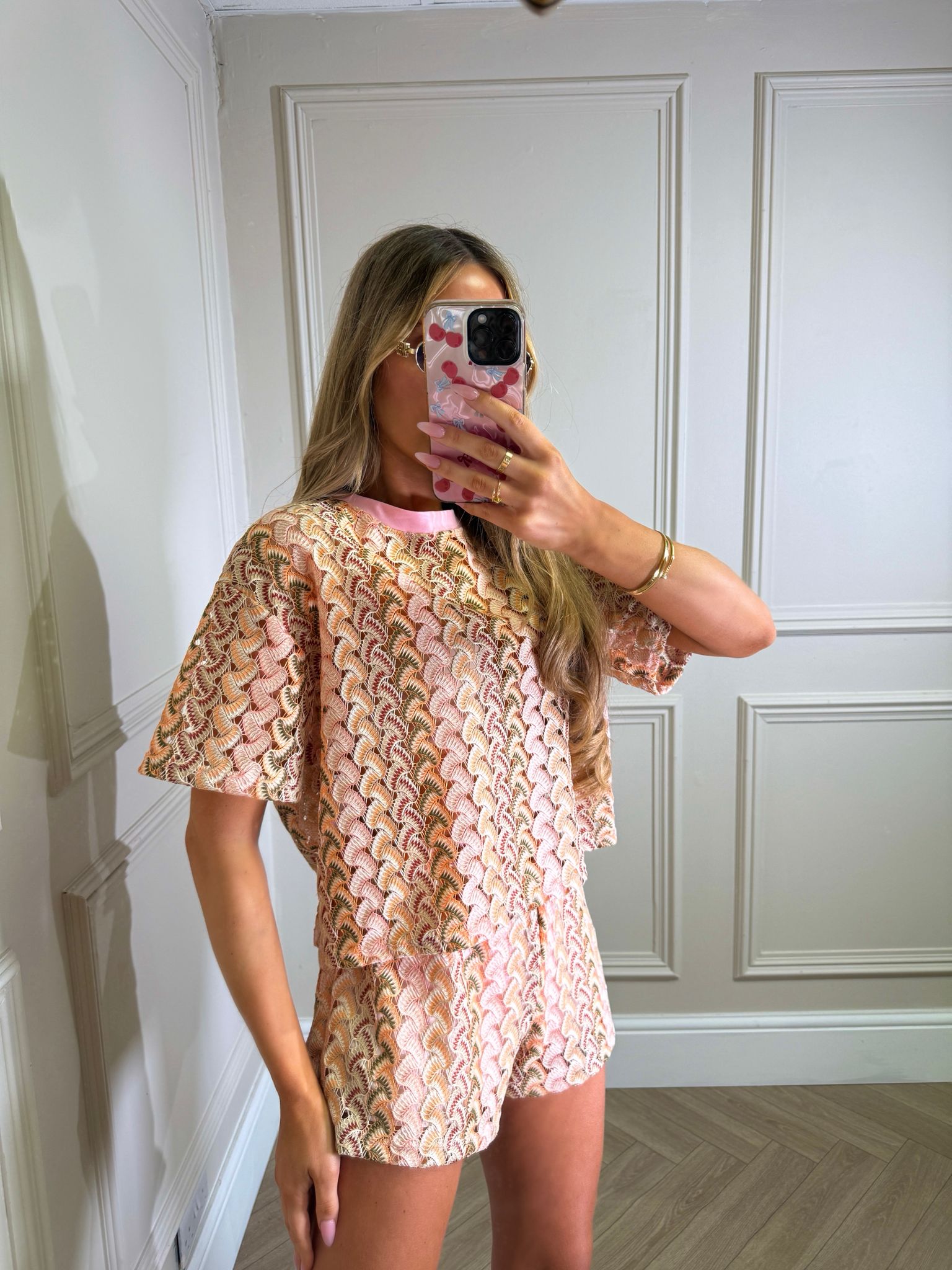 Ziggy tshirt set - pink