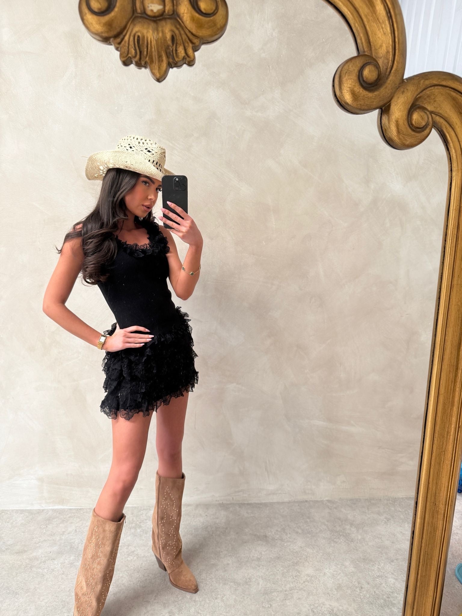 Cindy Lace Set - black