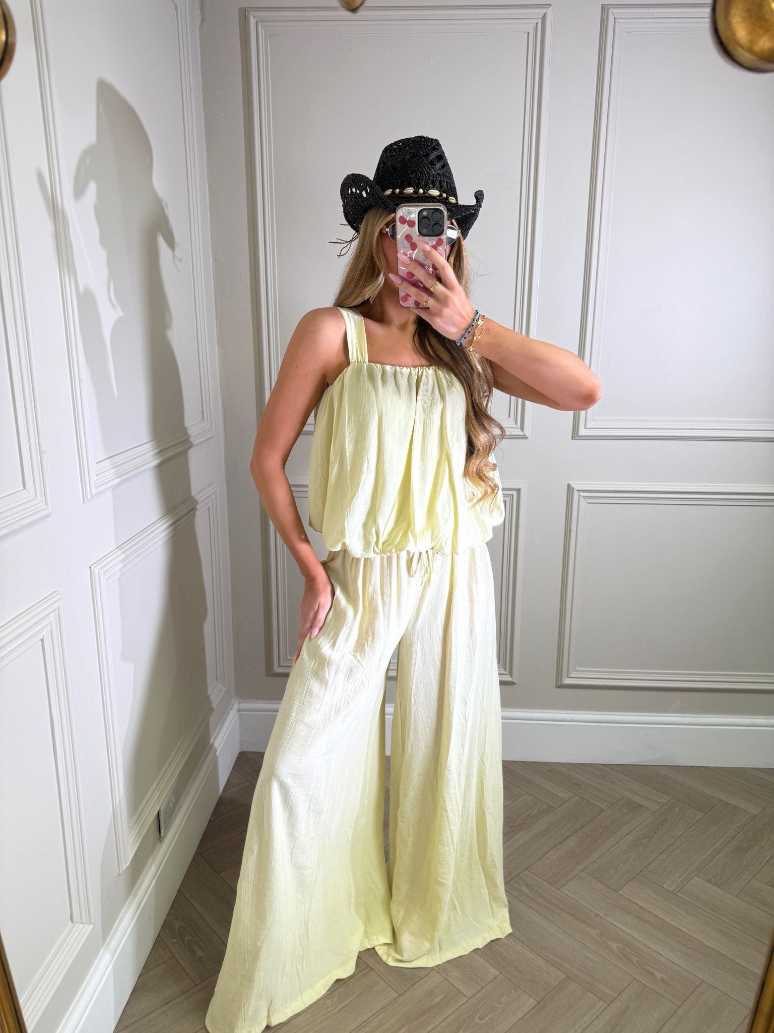 Yasmin trouser co-ord - yellow