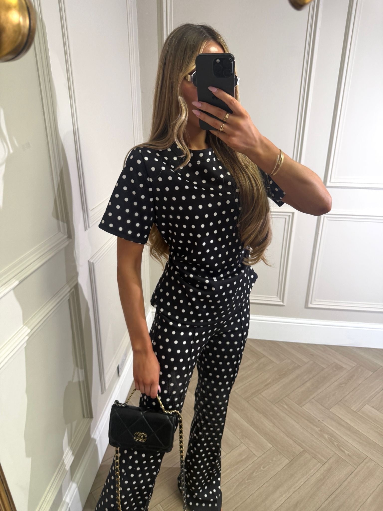 Dottie trouser set - black