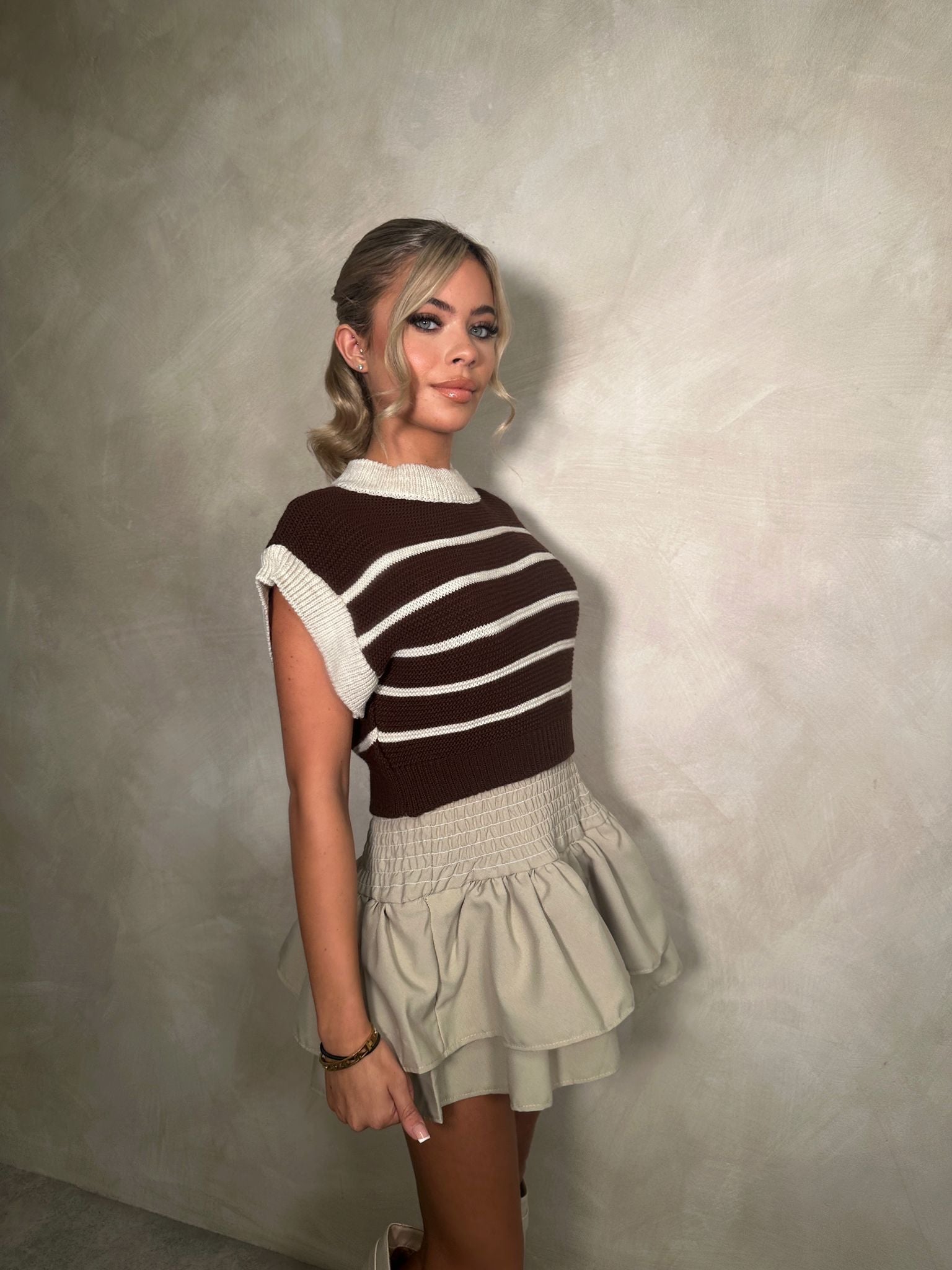 Beige Rara Skirt