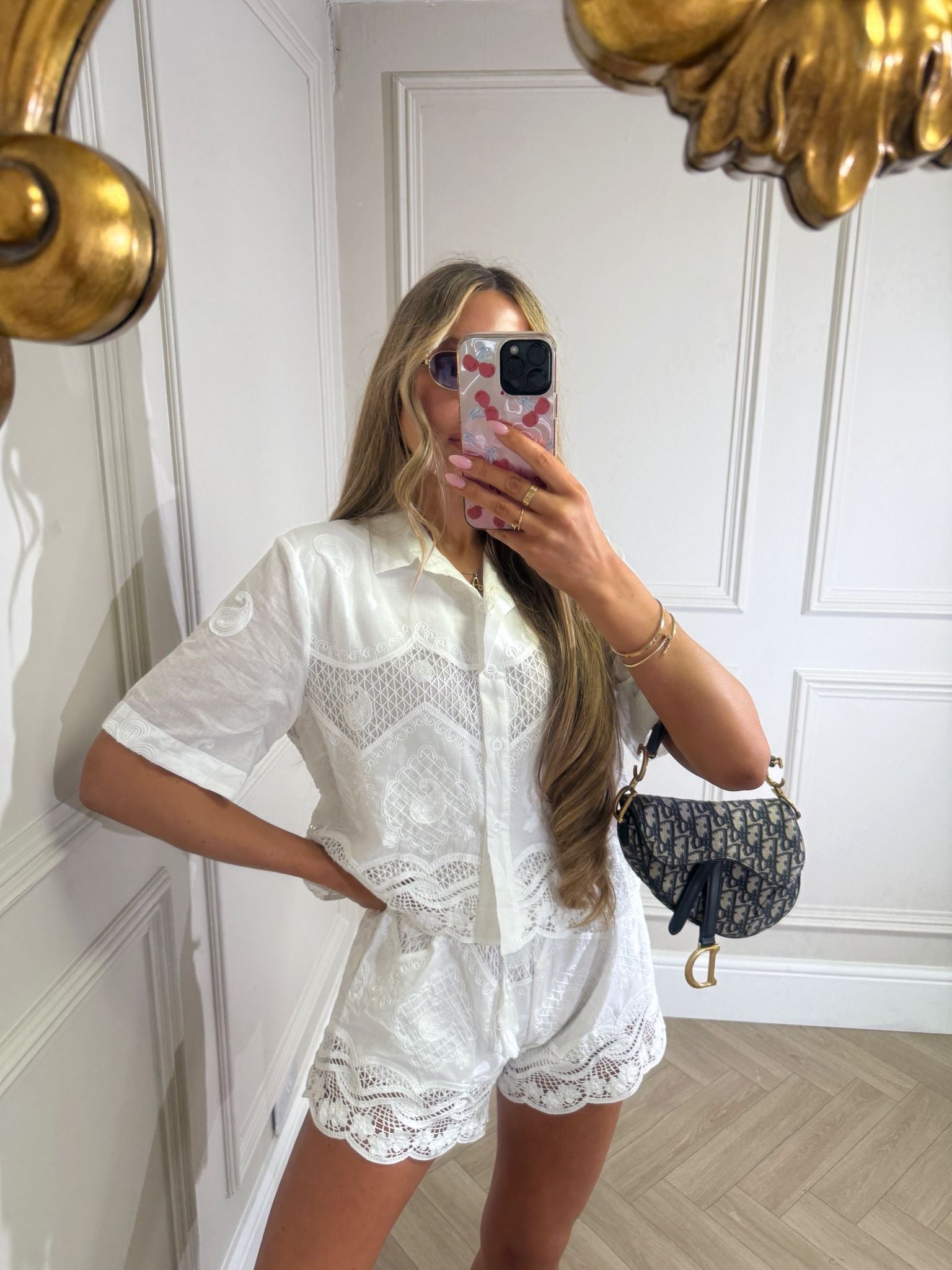 Nova two piece co-ord - white