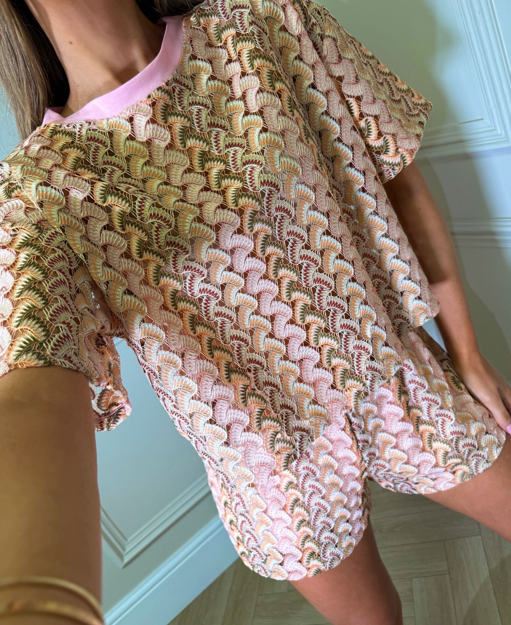 Ziggy tshirt set - pink