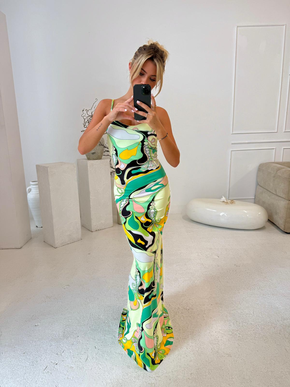 Primrose Maxi Dress - Green