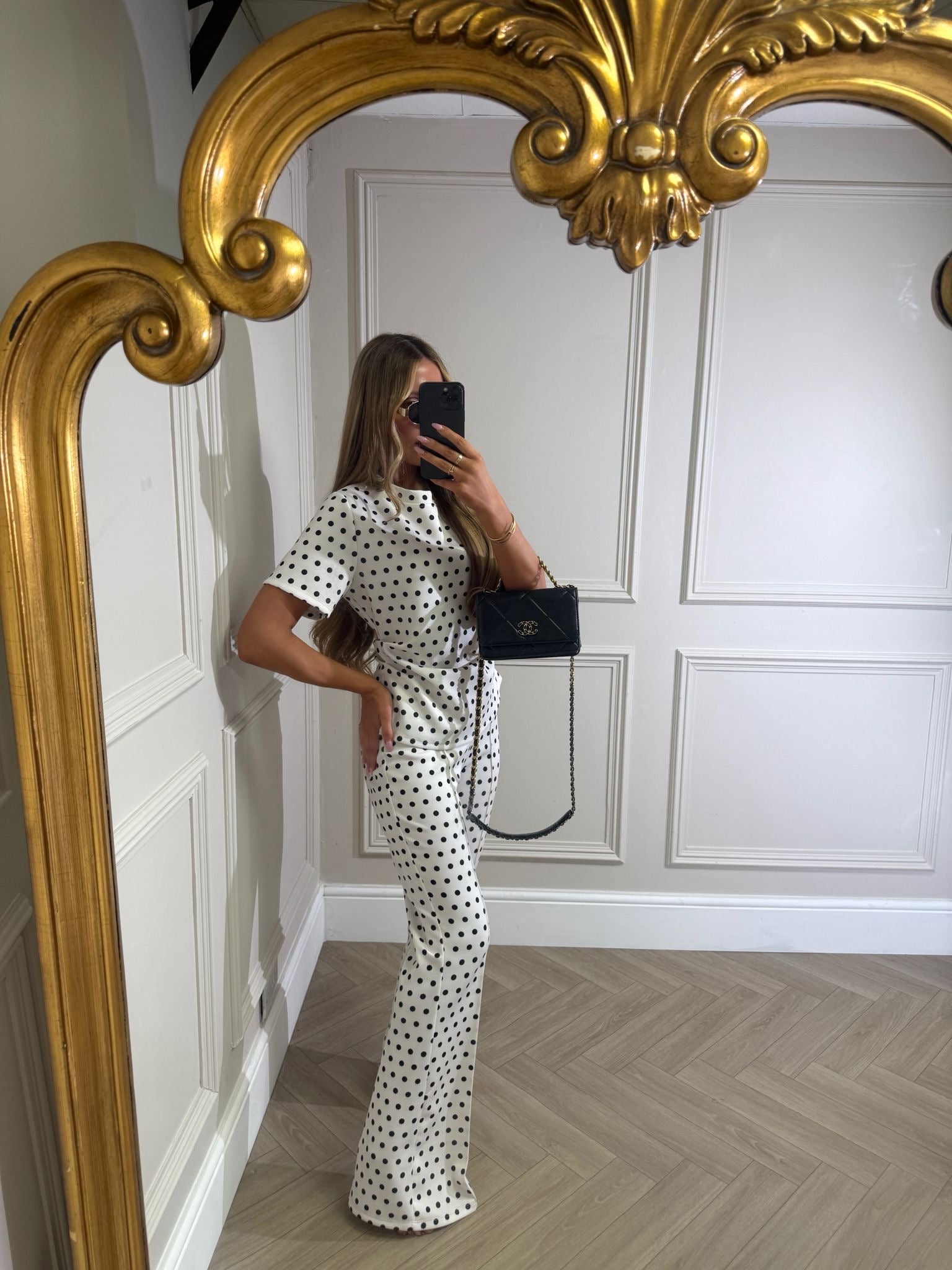 Dottie trouser set - white