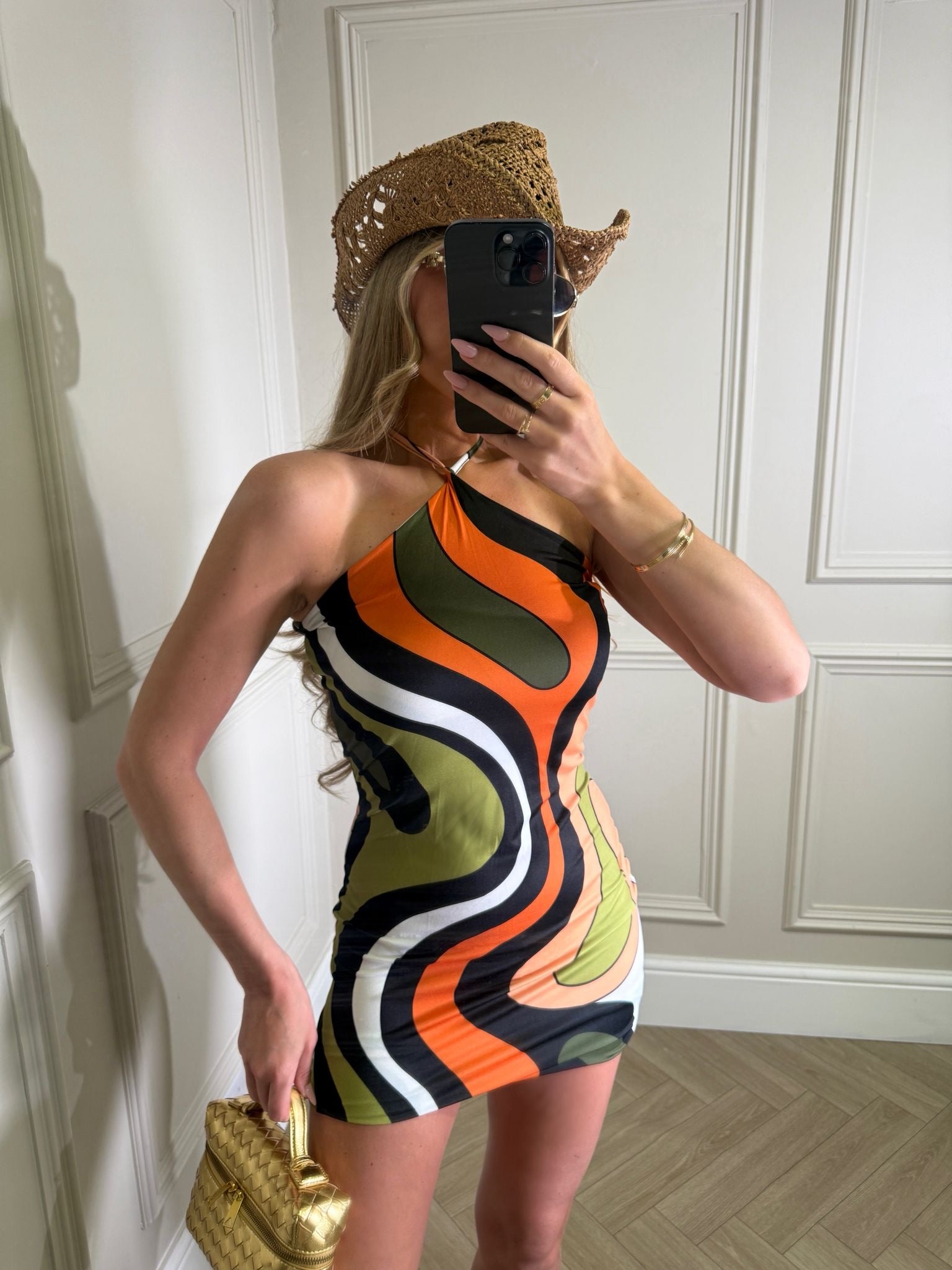 Pooch dress - khaki mix