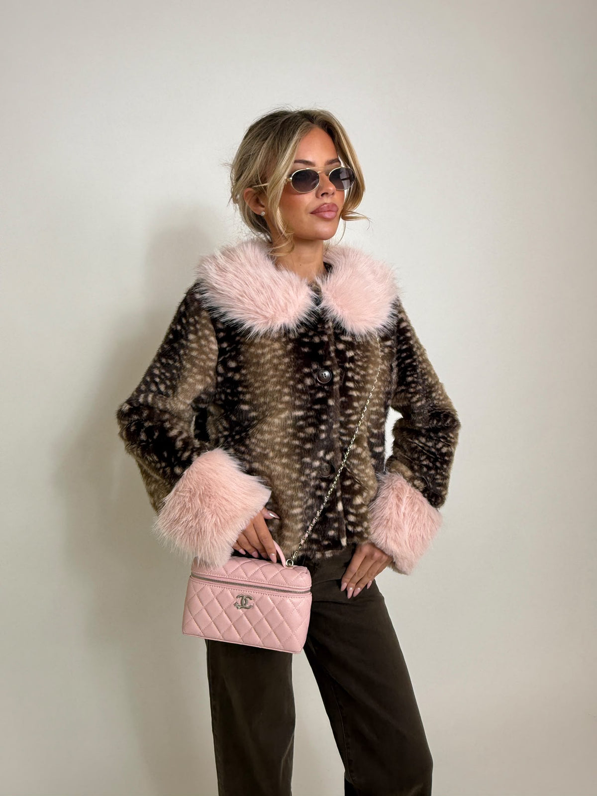 Bambi Jacket - Pink Fur