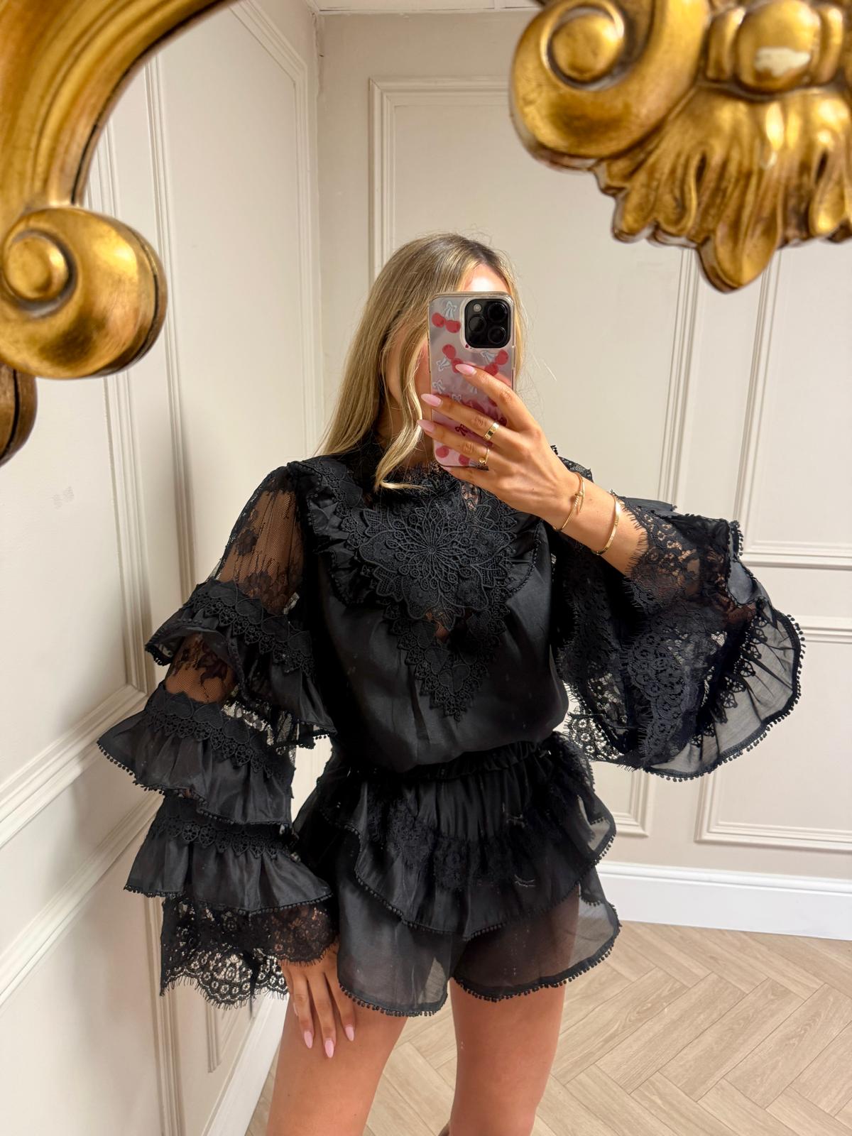 Florentina co-ord - black