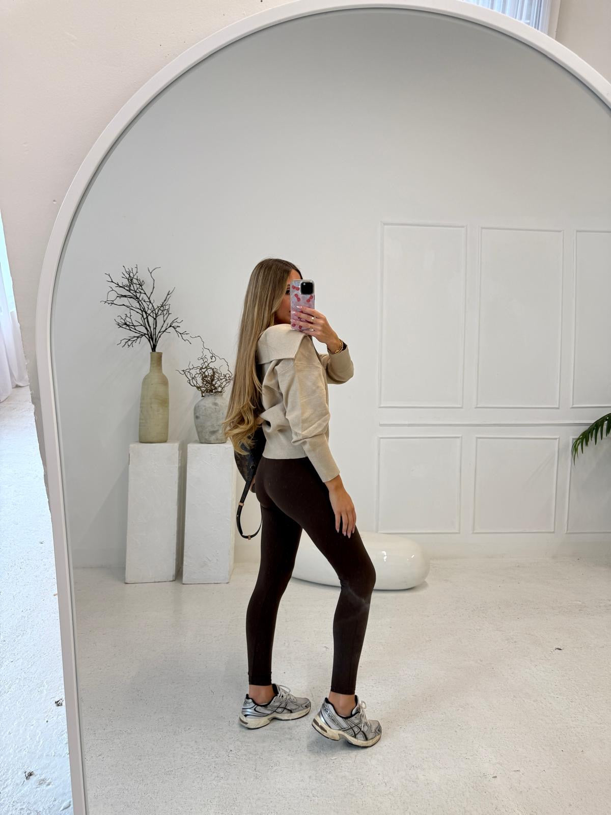 Zip jumper - beige