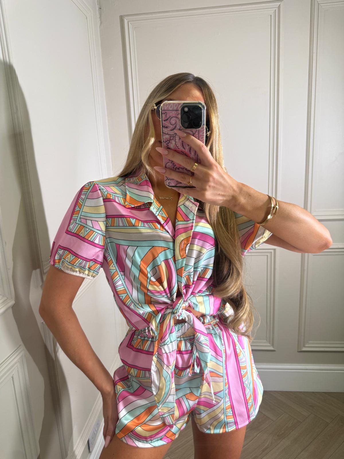 Miranda two piece set - pink