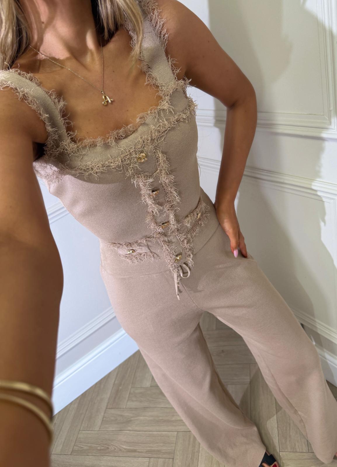 Missi trouser set - beige