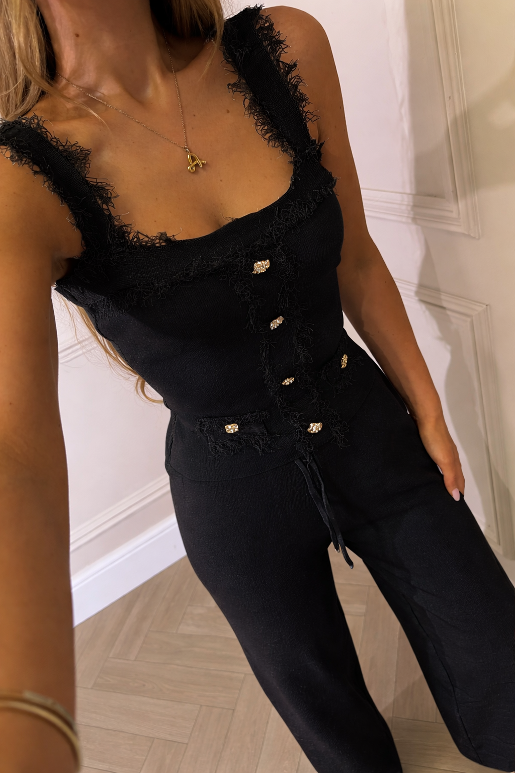 Missi trouser set - black