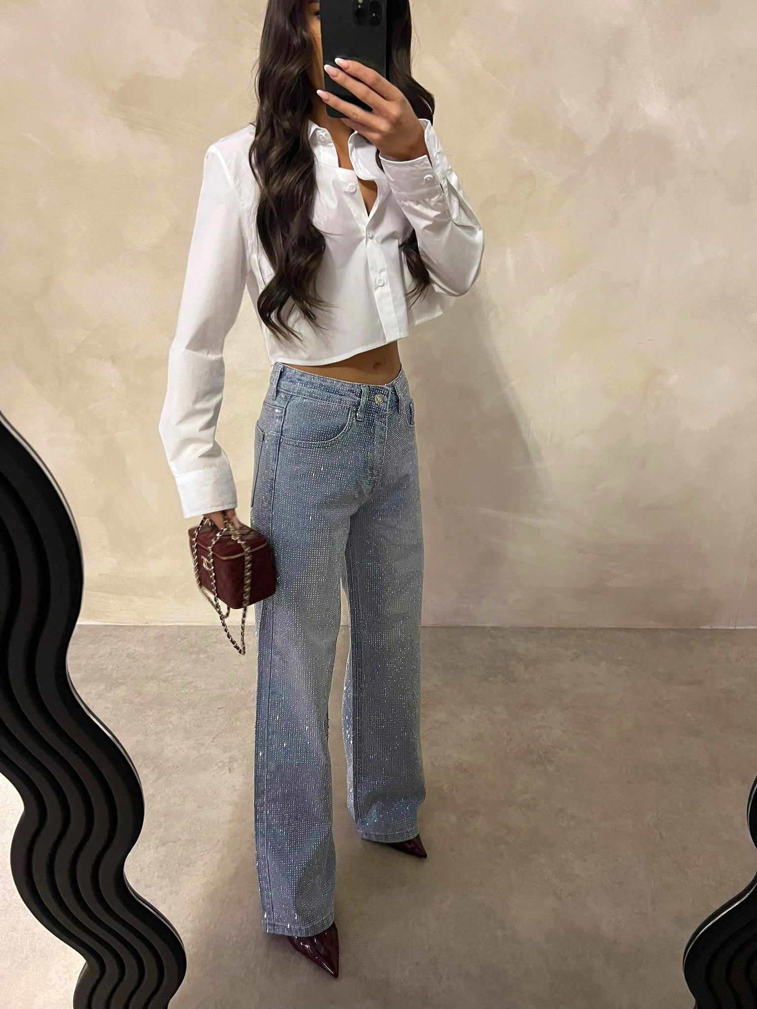 Luxury Diamond Denim jeans