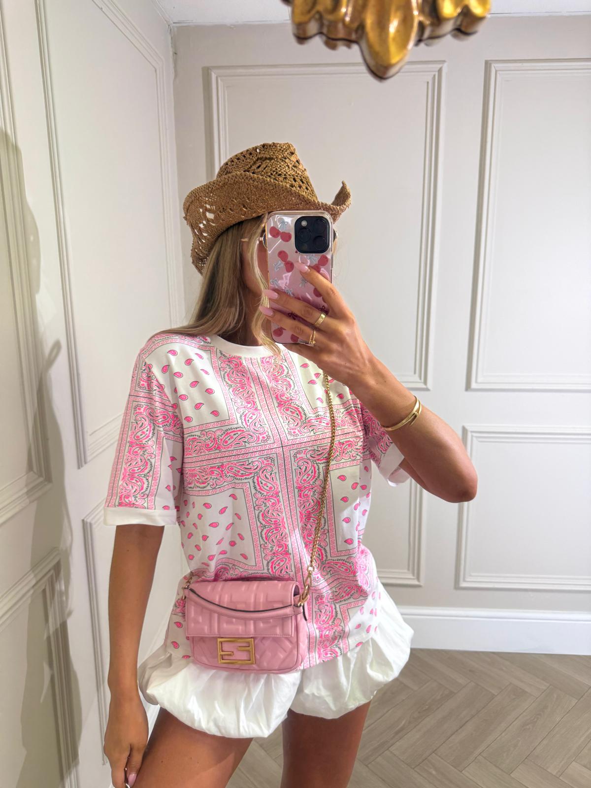 Bandana tshirt - pink