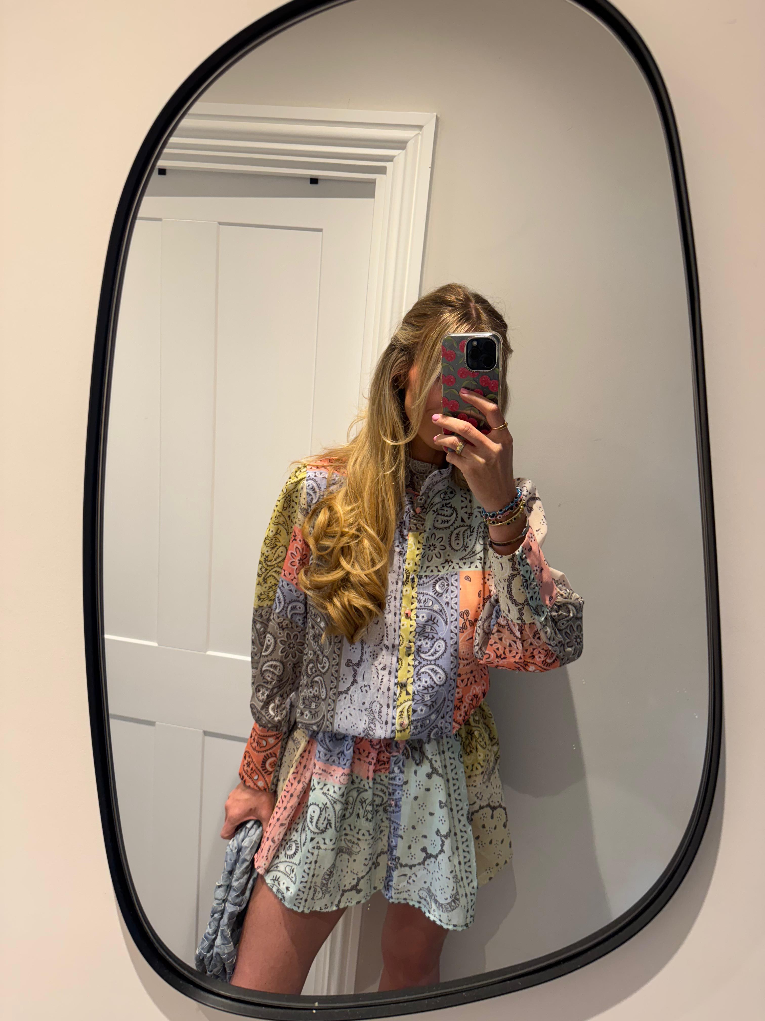 Bandana Shirt Dress
