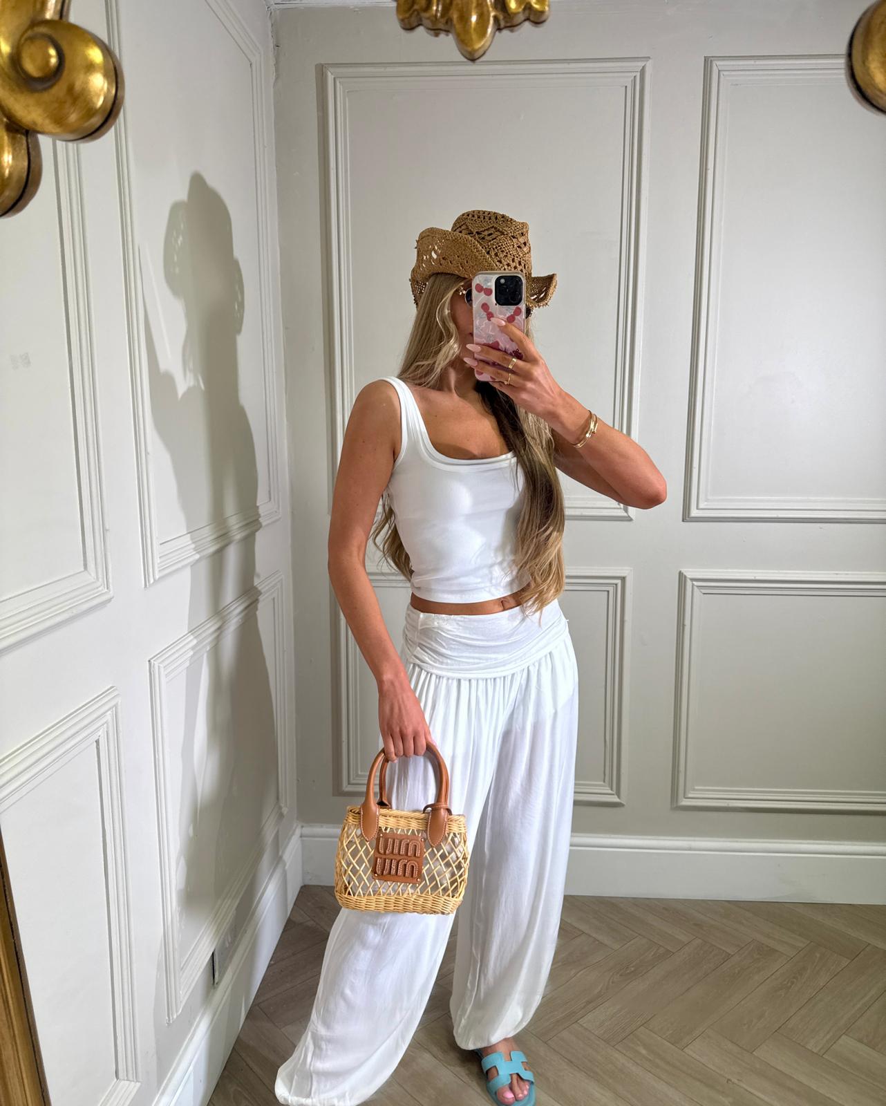Harem trousers - white